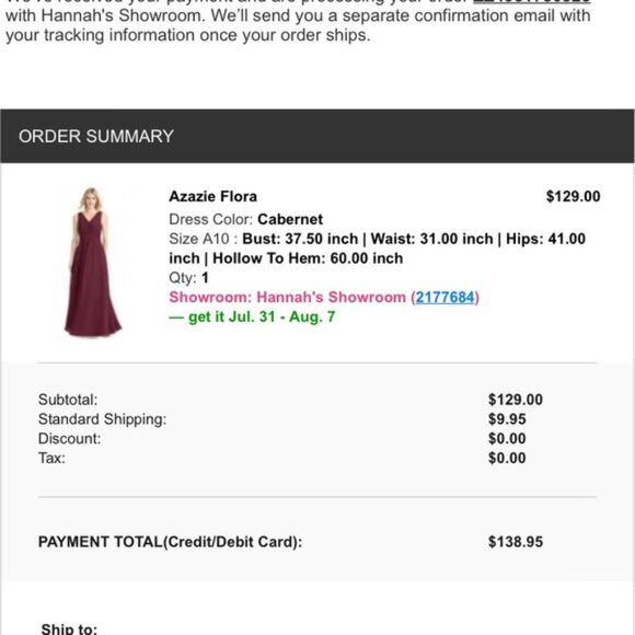 Azazie Flora bridesmaid dress - Picture 11 of 11